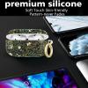 Compatible with AirPod Pro 2nd/1st Generation Case Cover with Key Chain,Full Protective Shockproof Wireless Headphone Case for Airpod Pro 2023/2022/2019(Botanical Forest) view 2
