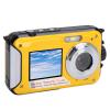 VBESTLIFE 2.7K Underwater Camera with Dual Screens 48MP 16X Zoom for Snorkeling Diving, Compact Digital Camera with 11FT (Yellow) view 1
