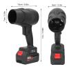 Cordless Dry Blower Handheld Electric Blower Fan with 130000RPM Motor ABS Material for Car Cleaning Camping Outdoor Activities Water Blog Snow Cleaning Dust Removal (US view 3