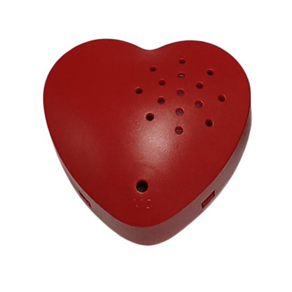 Tizuqe Portable Heart-Shaped Voice Recorder for Stuffed Animals | One-Click Play, Perfect for Valentines Day