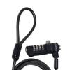Black Notebook Laptop Combination Lock for Nano Security Slots view 2