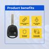 Replacement Keyless Remote Head Key Fob Compatible with ES330 2007 FCC HYQ12BBT Part Number 89070-48821 89070-48820 view 4