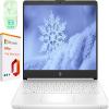 HP 14" LED Business Laptop Computer, Intel Quad-Core N4120, Windows 11 S Laptop with 1-Year Microsoft Office 365, PLUSERA Earphones (White, 8GB RAM | 64GB eMMC) view 1