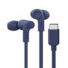 Belkin SoundForm Wired Earbuds with USB-C Connector, in-Ear Earphones w/Microphone - USB-C Headphones for iPhone 17, iPhone 16, iPad mini, Galaxy S25, Google Pixel 9, Android, and More - Blue view 1