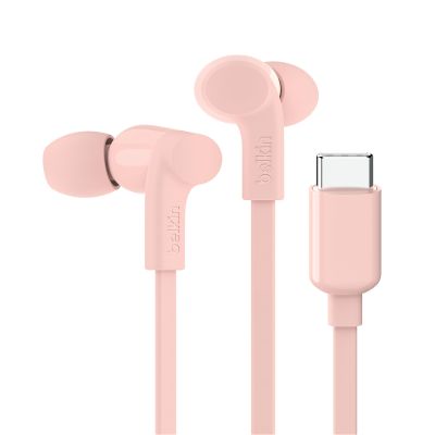 Belkin USB-C Wired Earbuds, Adjustable Volume Limiter, IPX5