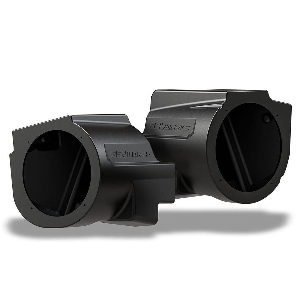 SSV Works 2020-2024 Polaris RZR Pro 6.5" Front-Dash Speaker-Pods Compatible with RZR Pro R, Pro XP and Turbo R | 2 or 4-Seater | for Upgrading Your UTV Stereo 240-RZ5-F65U