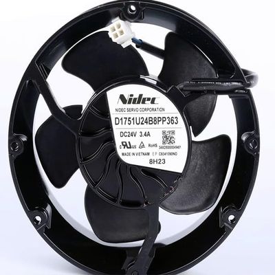 D1751U24B8PP363 DC24V 3.4A ABB 580-880 17CM Inverter Cooling Fan for D1751U24B8PP363 Fan