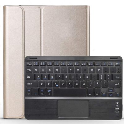 Aidashine Keyboard Case for Samsung Galaxy Tab S5e 10.5 2019 with Touchpad, Wireless Detachable Keyboard with Protective Cover,Gold