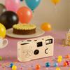 Weddingstar Disposable Camera with Flash - Single Use 35mm Film Camera for Wedding or Party Favors - Gold Enchanted Hearts view 3