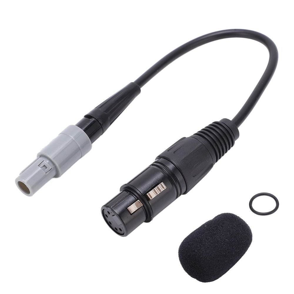 Zoeyilan Headset Adapter, Aviation Headset Adapter, 6pin to 5pin XLR Headset Adapter, Helicopter Headset Adapter