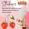 Coquette Strawberry Sticker Coquette Bow Waterproof Vinyl Decal for Water Bottles, Tumblers,Laptop, Kindle, Helmet - Gifts for Kids, Girl, Boy view 3