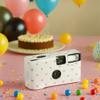 Weddingstar Disposable Camera with Flash - Single Use 35mm Film Camera for Wedding or Party Favors - Silver Hearts view 2