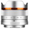 Brightin Star Fisheye Lens MF 10mm F5.6 Fish-Eye Silver Sony E-Mount for APS-C Format Manual Focus 172 Angle of View view 1