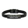 Amateur Radio Enthusiast Gift Ideas, Interlaced Leather Bracelet, Funny Quote Inside, Birthday Unique Gifts from Friends view 1