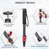 Koolehaoda Monopod for Camera, 65" Carbon Fiber Portable Compact Lightweight Travel Monopod Unipod Stick for DSLR Canon Nikon Sony Video Camcorder, Easy to Carry (MP-285EC) view 2