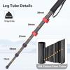 Koolehaoda Monopod for Camera, 65" Carbon Fiber Portable Compact Lightweight Travel Monopod Unipod Stick for DSLR Canon Nikon Sony Video Camcorder, Easy to Carry (MP-285EC) view 3