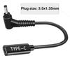 3.5 X 1.35mm DC Plug to USB C, Artilits 12V 100w USB to 3.5mm x 1.35 Adapter Made for Security Cameras, LED Lighting, USB Lights, Fans, Table Lamp, Bluetooth Audio view 3