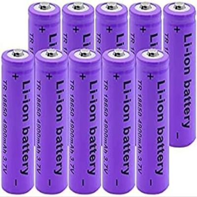 Easy-to-use3.7v 4900mah Ba, Rechagreable for Power Bank Led Light Camera Remote Control Mini Fan Portable Printer Emergency Light Interphone,10pieces