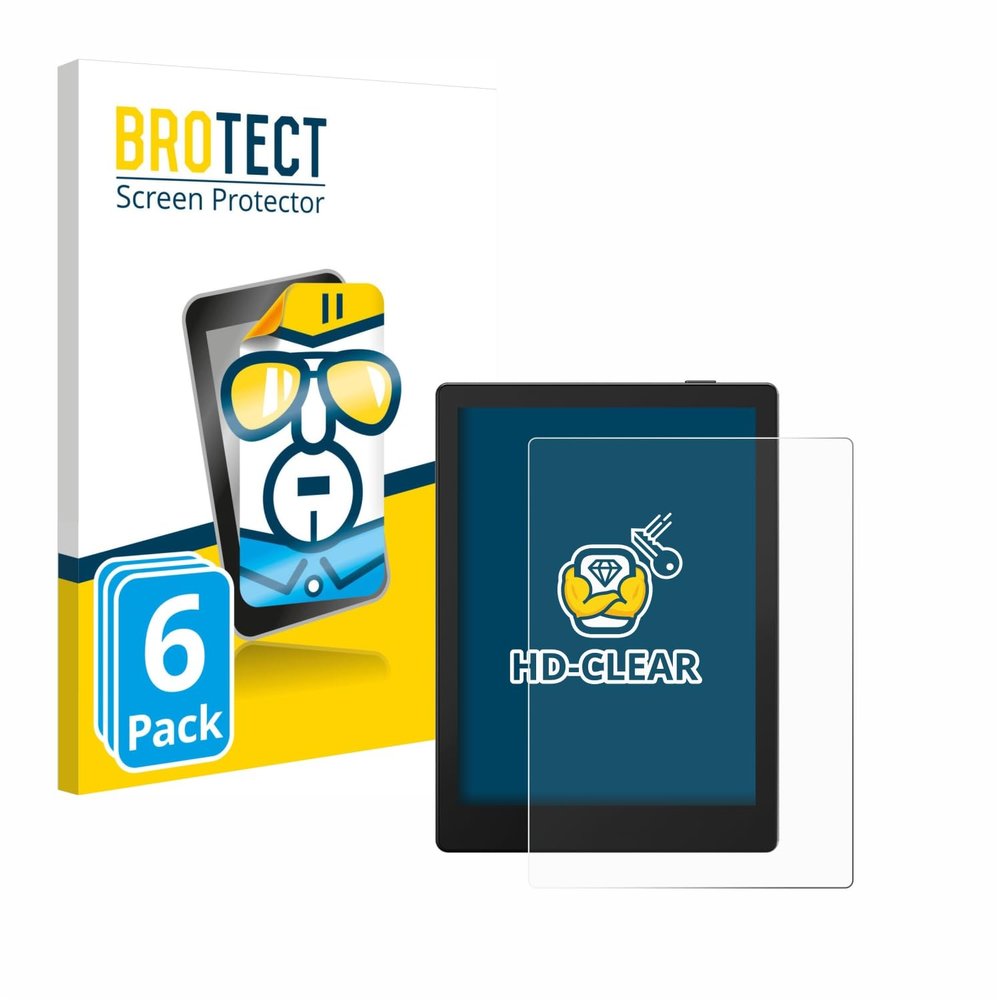 brotect Screen Protector Compatible with Onyx Boox Go 6 (6 Pack) - HD-Clear Protection Film