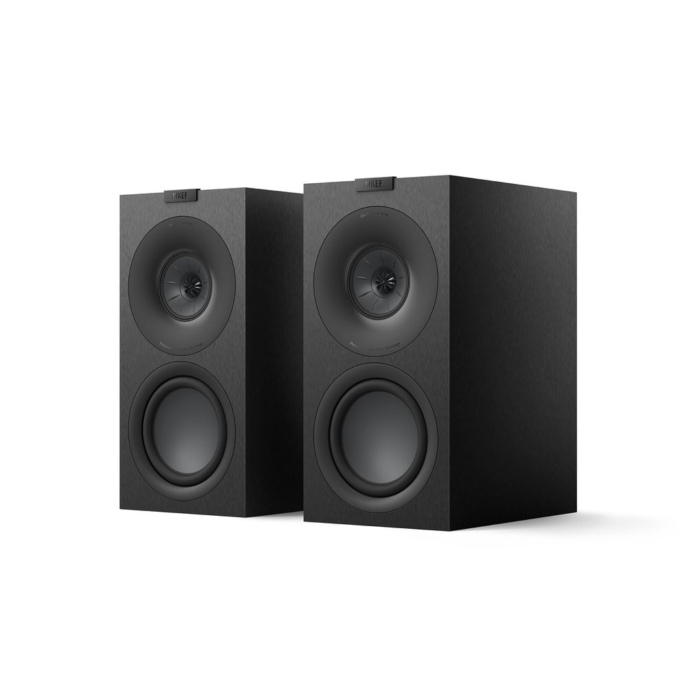 KEF Q Concerto Meta Three-Way Bookshelf Speaker - Pair (Black)