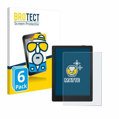 brotect Screen Protector Anti-Glare Compatible with Onyx Boox Go 6 (6 Pack) Screen Protector Matte, Anti-Fingerprint Protection Film