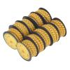10Pcs Cable Identification Wire PVC Oil Proof Clear Markings Number Tube for Electronics Computers (4m) view 4
