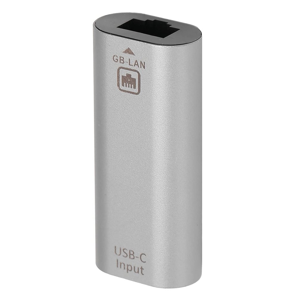 USB C to Ethernet Adapter, RJ45 Female to USB C Female Adapter, 1000Mbps USB C to Network Portable Converter, Compatible with/Android/OS X