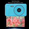 Digital Camera, 72MP 2.5K 16x Zoom Auto Focus Anti Shake Portable Compact Vlogging Camera for Kids Students, 2.4 Inch Screen for Travel, Gatherings,Selfies (Blue) view 2