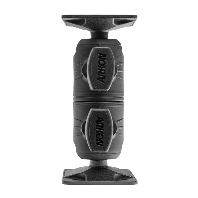 ARKON Mounts Robust AMPS Drill Base Mount to AMPS Mount with Extension Arms, 360-degree Rotation, Durable and Secure Device mounting for Cars, Trucks, or Any Flat Surface