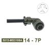 QXCIVR MS3106A 14S-7 14S-9 MIL-C Circular Connector MS3108 5015 MIL STD Head&Outlet 3102A Military Specification Connectors(Head 3108 14-7P) view 2