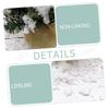 jojofuny 4bags Artificial Snow Christmas Fake Snow Decor for Holiday Displays Safe Super Absorbent Polymer Snowflake Adornment Create Wonderland Atmosphere view 2