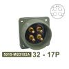 QXCIVR 32-17 MIL-C Military Specification Connectors 4 Pin Circular Connector 5015 MIL STD MS3102A MS3106A MS3108A Head Outlet(Outlet 3012 32-17P) view 2