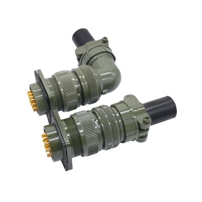 QXCIVR 24-7 24-28 Military Specification Connector MIL STD 5015 MIL-C Circular Connectors MS3102 Outlet MS3106 MS3108 Head(Outlet 3102 24-28S)