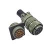 QXCIVR 24-7 24-28 Military Specification Connector MIL STD 5015 MIL-C Circular Connectors MS3102 Outlet MS3106 MS3108 Head(Outlet 3102 24-28S) view 4