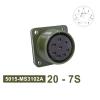 QXCIVR Military Specification Connector 5015 MIL STD MS3106A Head&Outlet 20-7 20-15 20-16 MIL-C Circular Connectors MS3102A MS3108A(Outlet 3102 20-7S) view 2