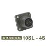 QXCIVR MS3106A 10SL-3 10SL-4 MIL-C 5015 Circular Connector MS3108 MIL STD Head&Outlet 3102A Military Specification Connectors(Outlet 3012 10SL-4S) view 2