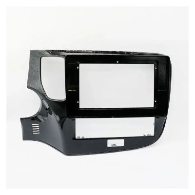 KONGDSDM Car Radio Panel Car Radio Frame 9/10.1 Inch 2 Din Stereo Panel Fit for Mitsubishi Outlander 2014-2019 Android Audio Cover Trim Kit Face Bezel Durable(10.1INCH LHD B,Frame with Cabel)