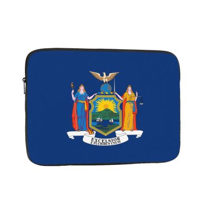 New York flag Laptop Bag Handheld Portable Briefcase Shockproof Protective Sleeve Computer Inner Bag For 15 inch inch Laptop