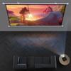 FIEZFEAT Indoor Outdoor Projector Screen 40 50 60 72 Inch Pull Down Projection Screen Wall Mounts 16:9 HD Retractable Screens for Movie Home Cinema Video Game(4:3,30inch) view 3