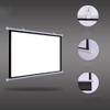 FIEZFEAT Indoor Outdoor Projector Screen 40 50 60 72 Inch Pull Down Projection Screen Wall Mounts 16:9 HD Retractable Screens for Movie Home Cinema Video Game(4:3,30inch) view 4