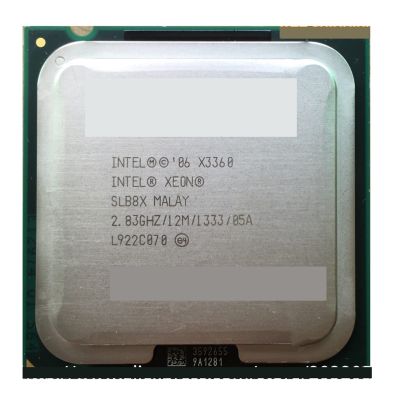CPU Xeon X3360 X3360 Quad c 2.83GHz LGA 775 95W 12M Cache Server CPU Potongan