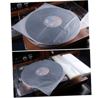 MERRYHAPY 50pcs Vinyl Record Sleeves Thickened Inner Bags for Protection Against Scratches and Data Corruption for Records