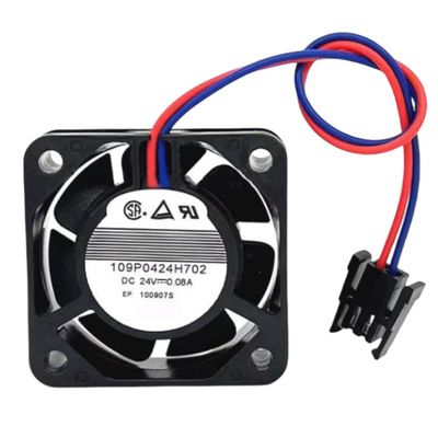 109P0424H702 Fan 4CM for 24V 0.08A 4015 40X40X15MM 2-Wire Cooling Fan