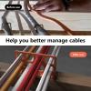 LCGAOYA 40PCS Cable Chase,Wire Bracket,Cable Support Bracket,Cable Box,for Wire and Cable Management Devices,Orange view 2