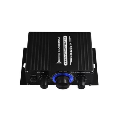 12V 2 Channel Powerful Stereo Audio Power Amplifier Mini Amplifier Max 200W+200W