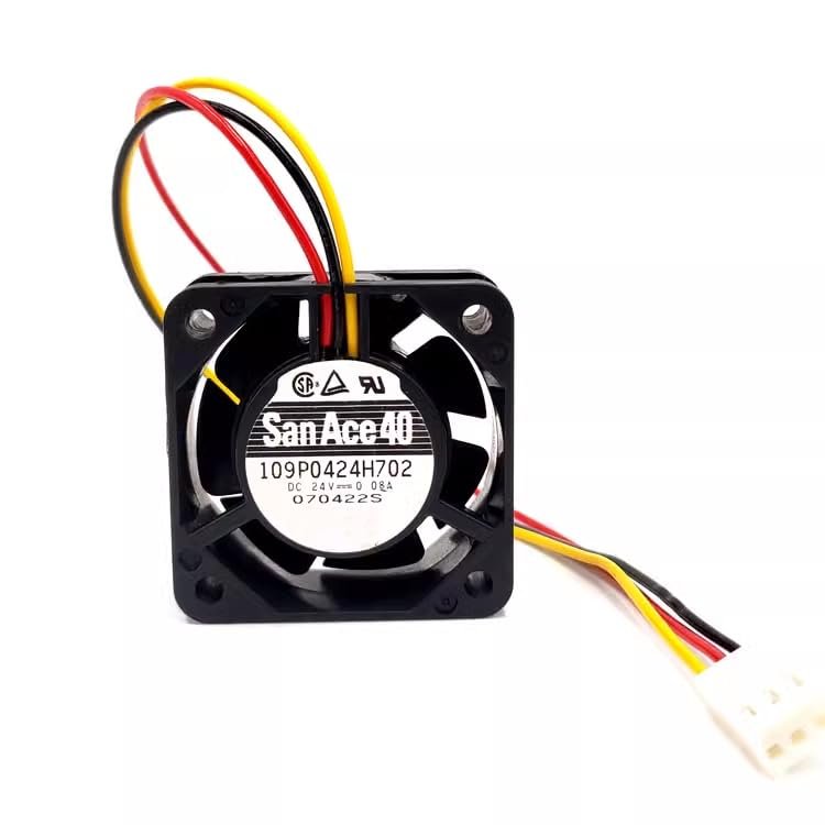 109P0424H702 2-Wire DC 24V 0.08A 1.92W 40x40x15mm Cooling Fan