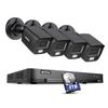ANNKE 32CH 3K Security Camera System, 32 Channel 3K Lite H.265+ Surveillance DVR with AI Motion Detection, 4X 3K 5MP Analog Bullet Cameras, Smart Color Night Vision, Built-in Mic, IP67, 3TB HDD view 1
