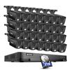 ANNKE 32CH 3K Security Camera System, 32 Channel 3K Lite H.265+ Surveillance DVR with AI Motion Detection, 28x 3K 5MP Analog Bullet Cameras, Smart Color Night Vision, Built-in Mic, IP67, 2TB HDD view 1