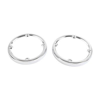 Cnfang4 ABS Plastic Rear Speaker Grill Trim Cover Mesh Chrome For Harley for Touring Electra Glide Classic/Standard Motorbike
