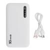 5G 6 Portable Hotspot Router High Speed 16 Devices 6100mAh SIM Card Slot White view 2